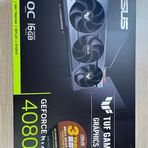 Rtx 4080 asus tuf 아수스 터프 그래픽 카드 판매합니다.