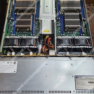 [판매] 수퍼마이크로 블레이드 서버 SuperServer 6028TR-HTR , [ E5-2673 V4(20코어) 듀얼 + 64GB ] X 4노드