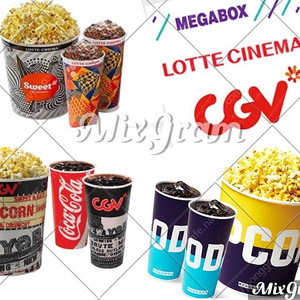 cgv콤보50%추가스낵도50%됨2000원,cgv싱글콤보,스몰세트쿠폰1000원,롯데시네마반반콤보9천원교환권500원,탄산음료2000원,팝콘5000원 3/30일까지