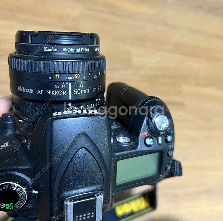 니콘 D90 카메라 및 니콘 50mm F1.8D 렌즈--6