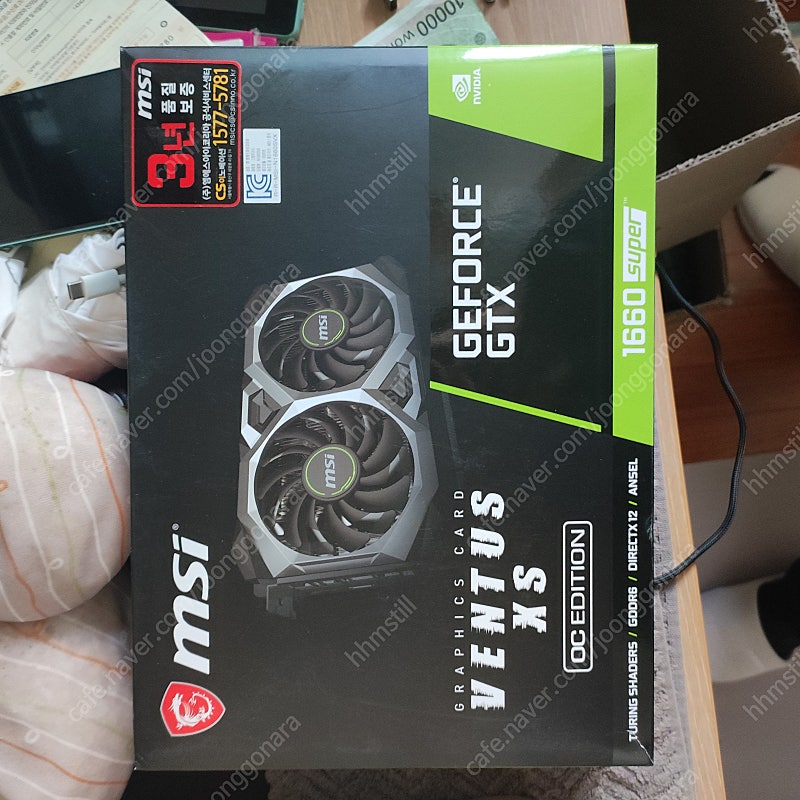 MSI GeForce GTX 1660 super 그래픽...--0
