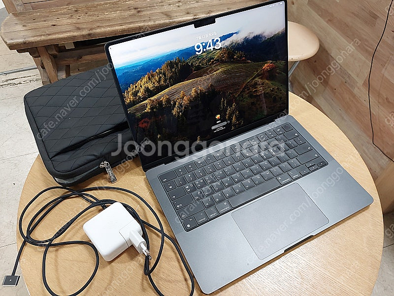 애플맥북14M3스페이스블랙m3 pro11코어gpu,51...--2