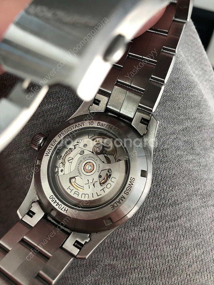 해밀턴 카키필드 오토매틱 38mm--6