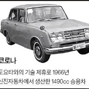 국산미니카 아닙니다.국산 신진자동차 코로나 (1962년) 베이스모델 토요타 코로나와 현대 갤로퍼. 베이스모델 미쓰비시 파제로 일괄 혹은 개별판매합니다.