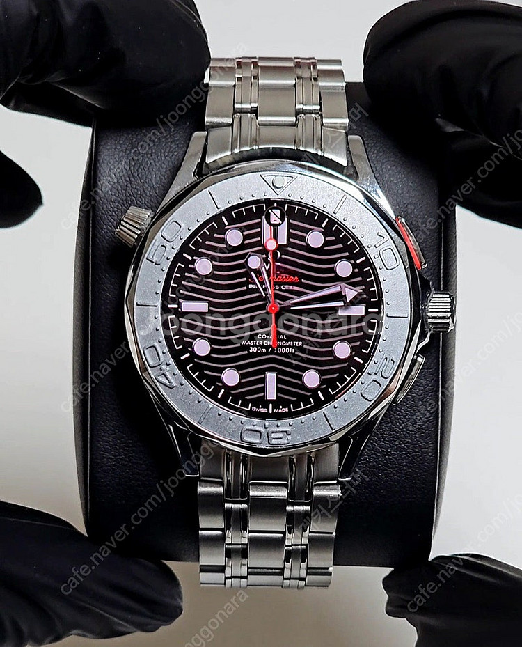 갤럭시워치4 클래식 42mm OMG 씨마스터 실버 커스...--0