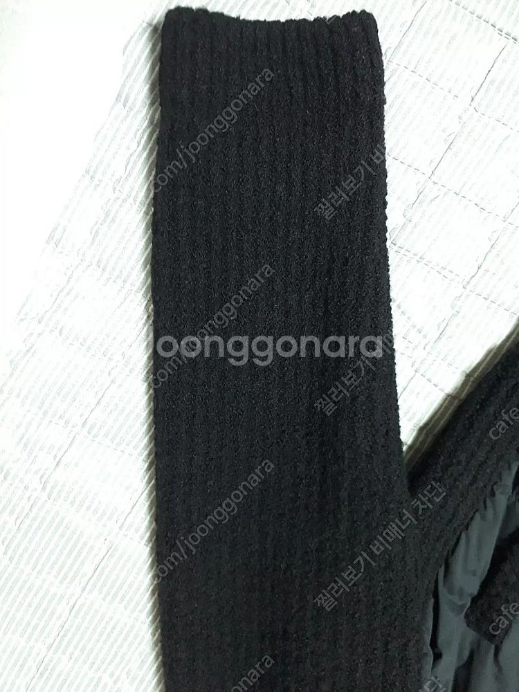 더캐시미어 니트 구스 점퍼 블랙85--6