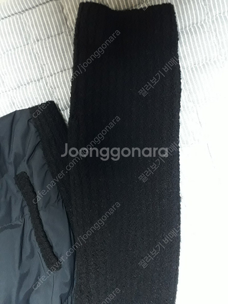 더캐시미어 니트 구스 점퍼 블랙85--8