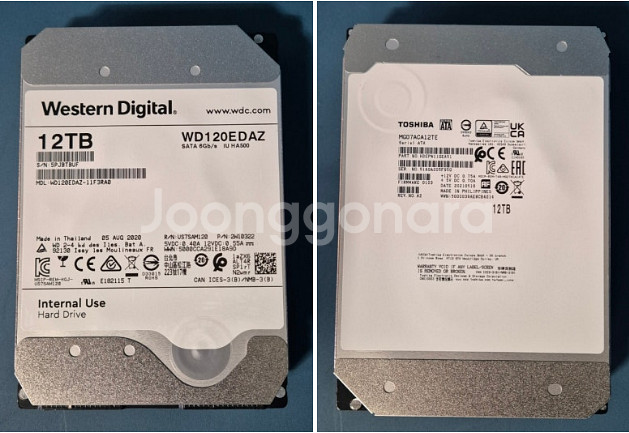 [판매] WD. 도시바 12TB 12테라 WD120ED...--1