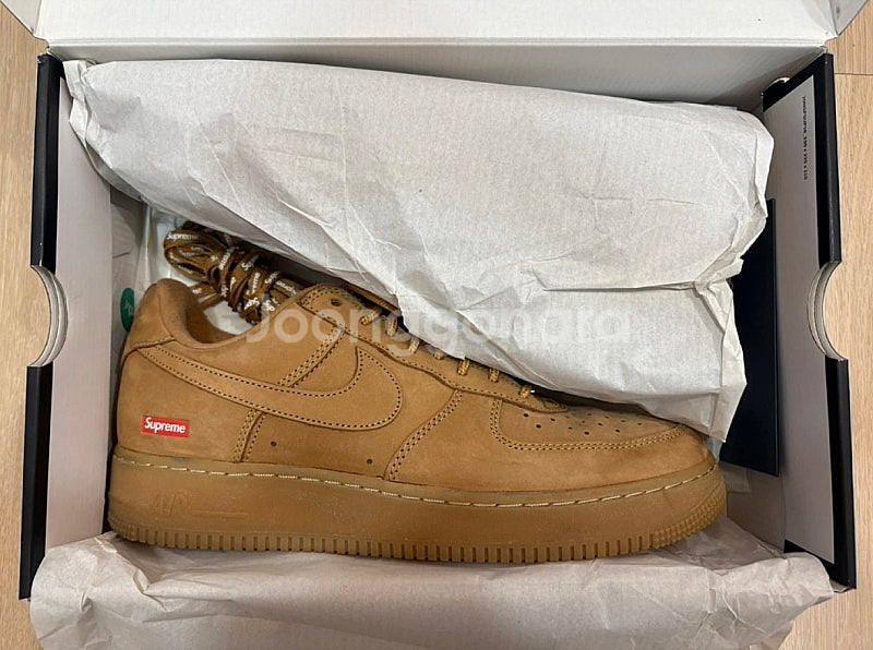 285 / 나이키 슈프림 된장포스 Air Force 1...--7