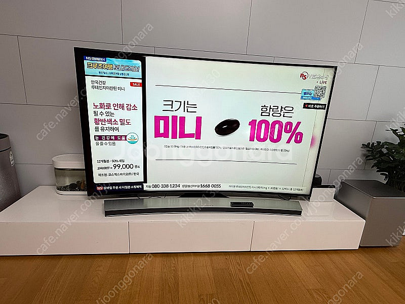 삼성 커브드 TV 65인치+사운드바+(티비장-원하시면 ...--0
