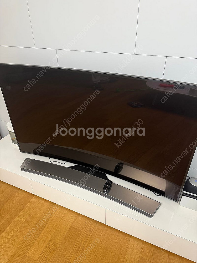 삼성 커브드 TV 65인치+사운드바+(티비장-원하시면 ...--1