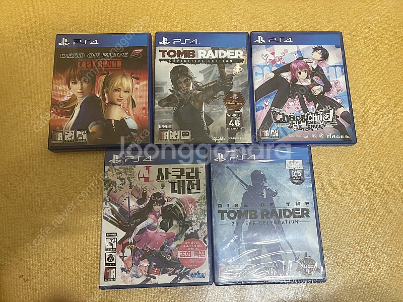 ps4 타이틀 일괄 팝니다--0