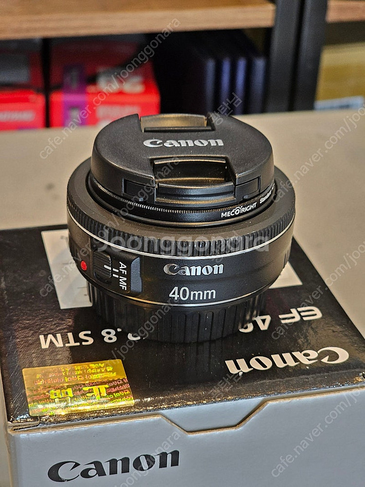 캐논 ef40mm 렌즈 판매합니다.--1
