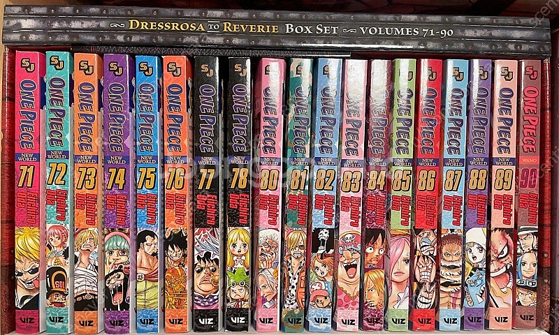 영어원서--원피스 만화책 영어버젼 one piece 1~90권 (일괄로만 판매)--4