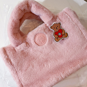 스타벅스 비마인 핑크퍼 토트백