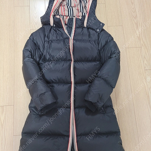 버버리키즈 여아패딩 12y