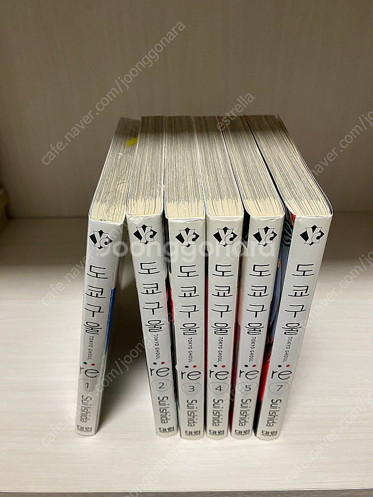 도쿄구울 re 1-7 (6x) 판매합니다--1