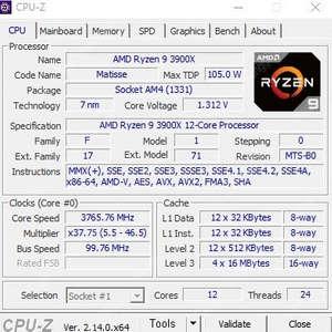 라이젠 3900x CPU