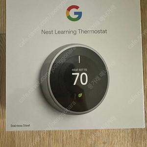 구글 네스트 온도조절기( nest thermostat) 고급형 스테인레스 실버