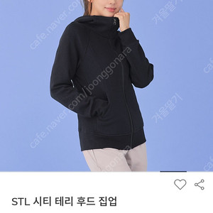 STL 여성 후드 집업 WS 사이즈 블랙 시착만 함