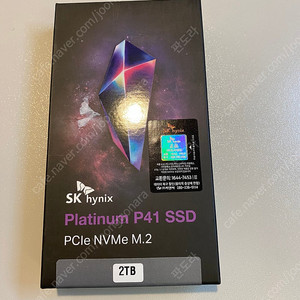 sk platinum p41 2T, 삼성 ddr5 pc5-44800 16G 2개