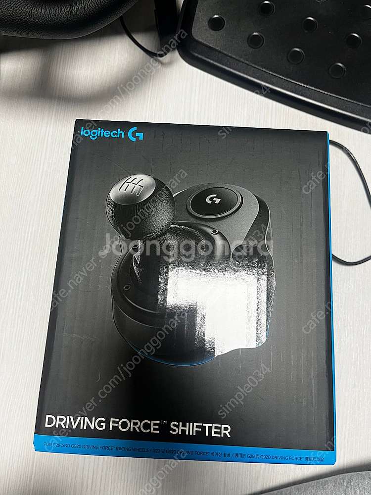 로지텍 G923 레이싱휠+페달+시프터 팝니다--7