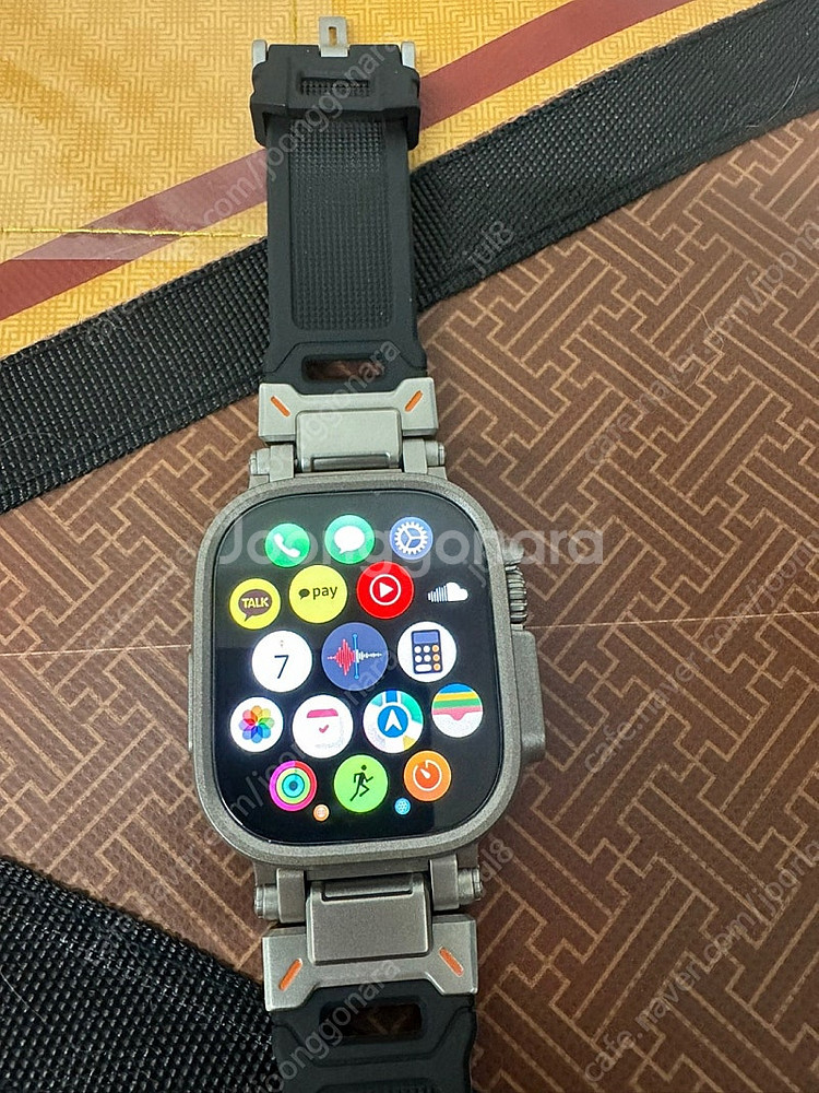 애플워치 울트라2 49mm 알파인루프 블루 풀박스--0