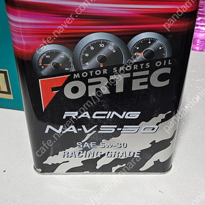 최고급 엔진오일 12리터 fortec racing na-v 5w-30 싸게 팝니다