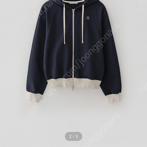 RRACE Over-Fit Zip-Up Hoodie_Navy 레이스 오버핏 후드 집업