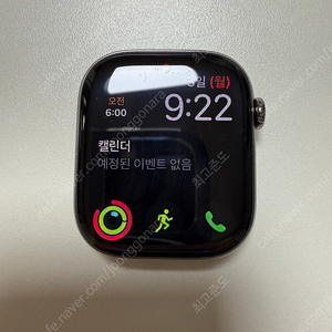 애플워치 10 내추럴 티타늄 46mm 밀레니즈루프 m/l애케플 팝니다