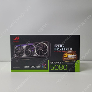 (새제품)ASUS ROG Astral 지포스 RTX 5080 OC D7 16GB