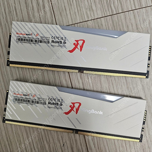 킹뱅크 24gb x 2 48gb 6800mhz 화이트 rgb램 팝니다.