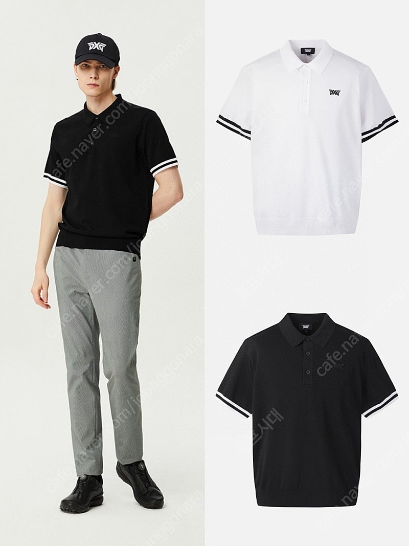 남성골프웨어 pxg summer collared short sleeve 티셔츠