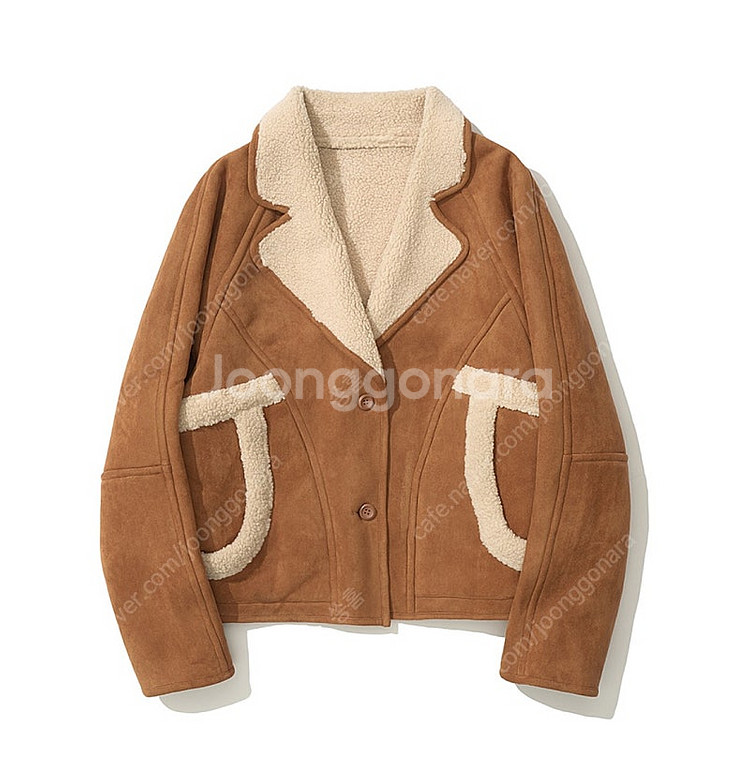 새상품 파르티멘토 우먼 스웨이드자켓--0