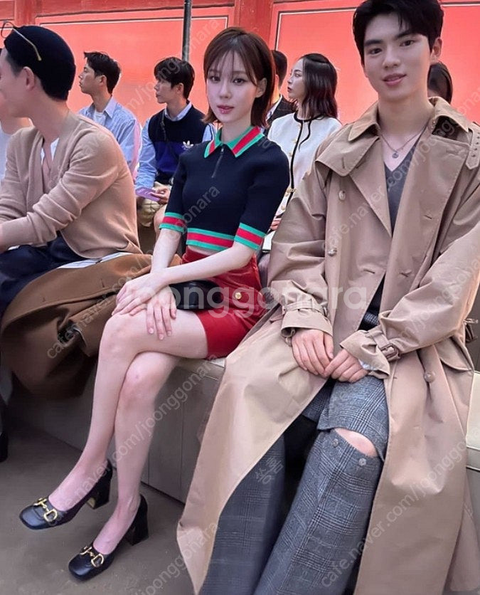 구찌 홀스빗 미드힐 펌프스 신민아 구찌슈즈--8