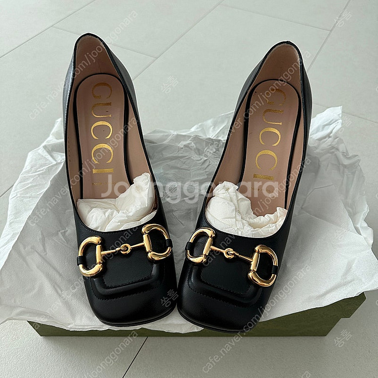 구찌 홀스빗 미드힐 펌프스 신민아 구찌슈즈--9