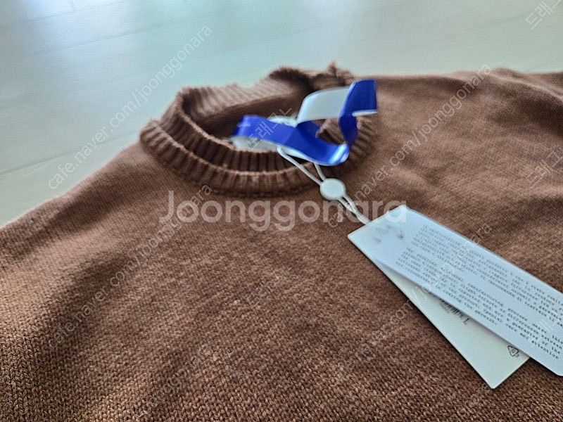 마르지엘라 스티치 엘보 패치 니트--1