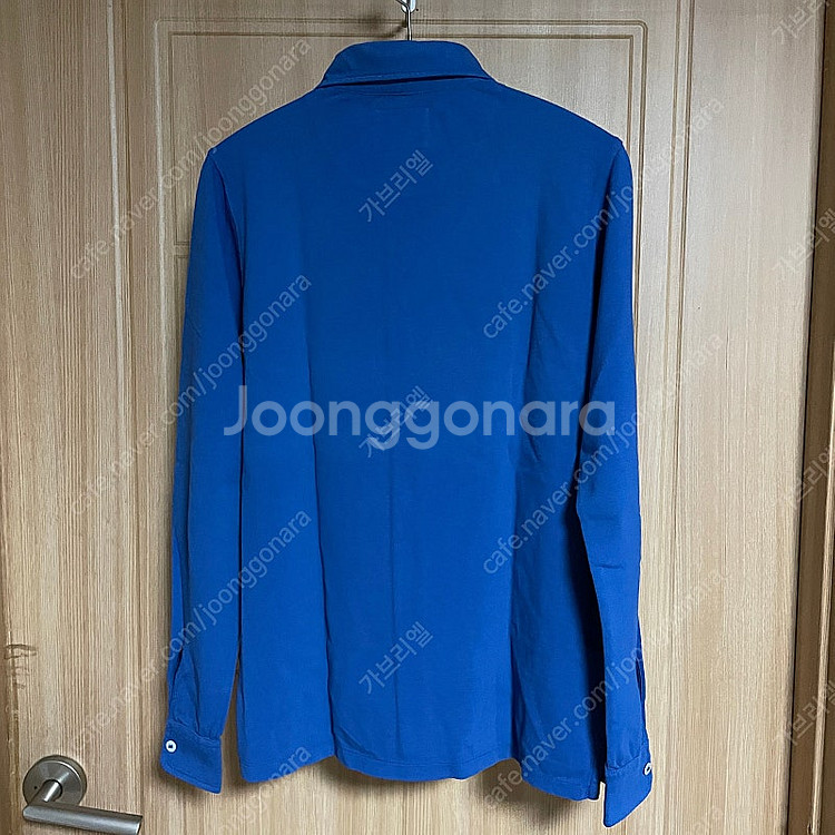 드레익스 페이디드 블루 저지 폴로 롱슬리브 셔츠 34--1