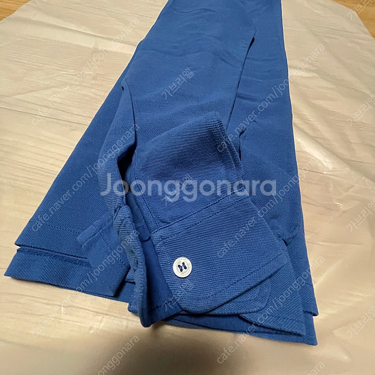 드레익스 페이디드 블루 저지 폴로 롱슬리브 셔츠 34--6