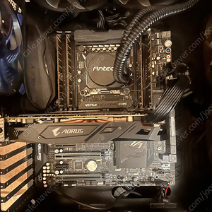 asus X99 rampage v 10주년 + 2680v4 + 16gb 4ea