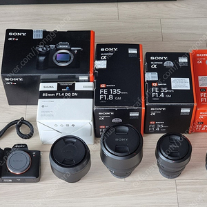 소니 A7R4, 135GM, 35GM, 20G, 시그마 85.4 판매