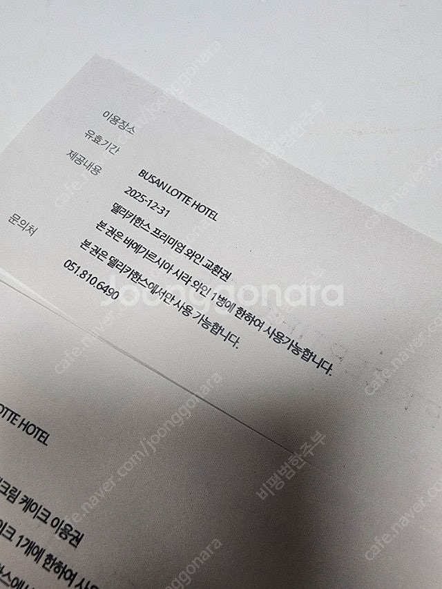 부산 롯데호텔 야외수영장 이용권 2인×3매,블루헤이븐,...--3