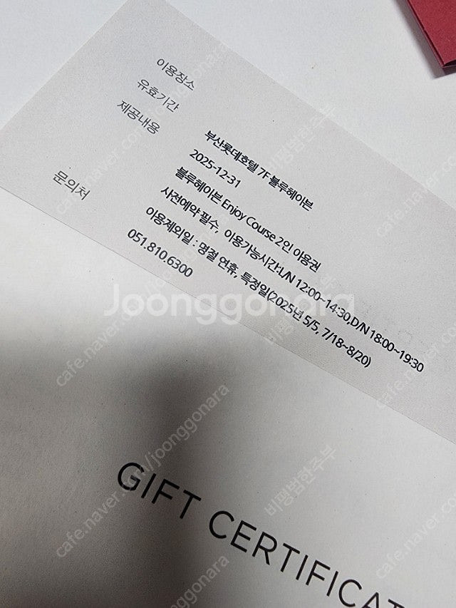 부산 롯데호텔 야외수영장 이용권 2인×3매,블루헤이븐,...--4