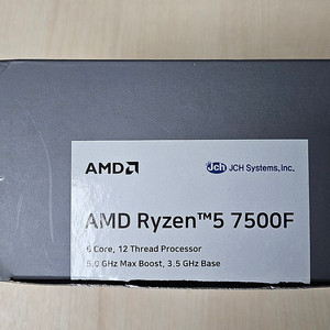 라이젠 7500f 국내픔 제이씨현