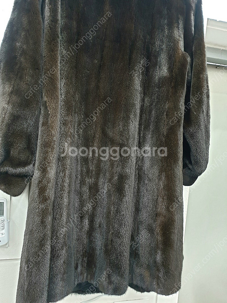 블랙그라마 통밍크코트--3