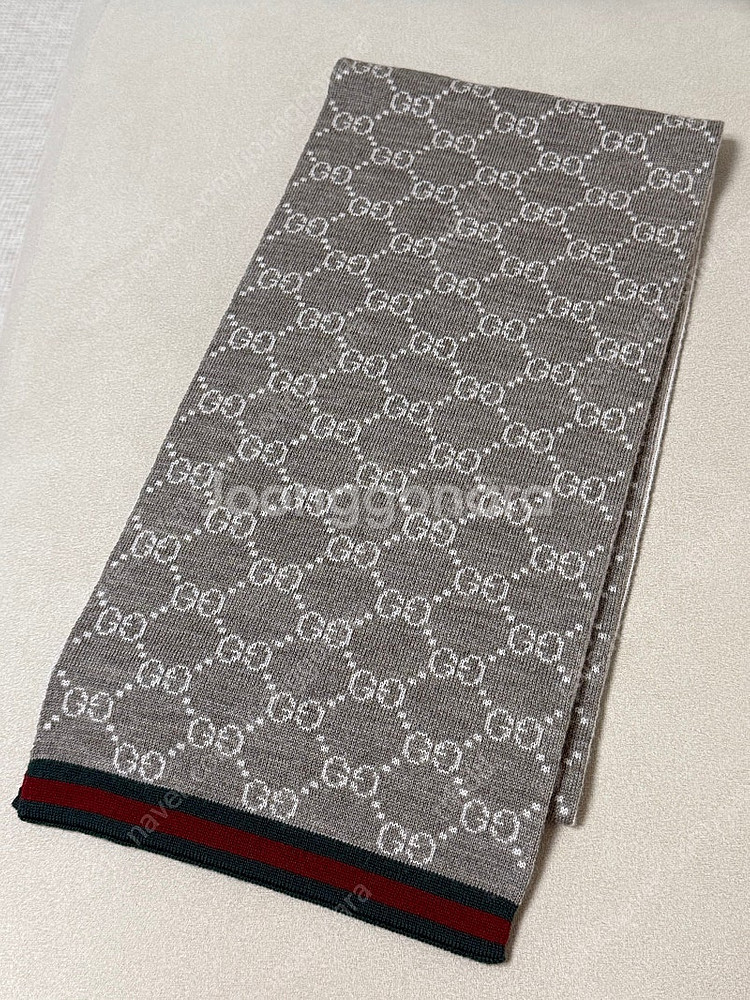 [여주 아울렛 구매 / 상태 A급] 구찌 울 머플러 팔아요!--0