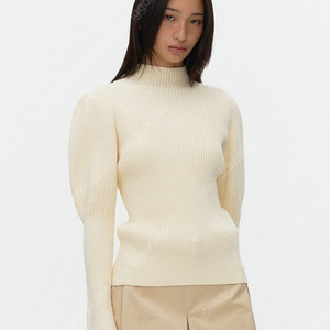 아위 Signature Creme Volume Knit_IVORY