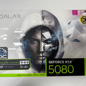 갤럭시 GALAX 지포스 RTX 5080 WHITE OC D7 16GB 미개봉 새상품