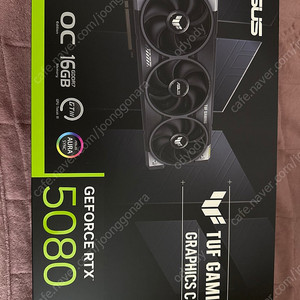 ASUS 5080 tuf oc 5080 터프 oc 미개봉 새제품팝니다