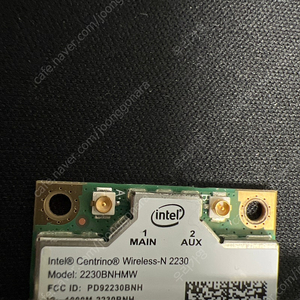 Intel n2230 무선랜 카드 팔아요(블루투쓰 내장)